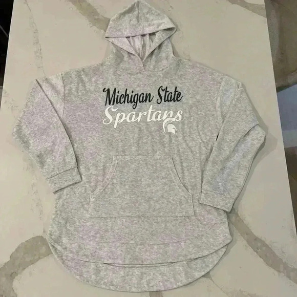 Liv Casual Michigan State University Spartans Hoodie Sweatshirt Gray WomenMedium - Picture 1 of 6
